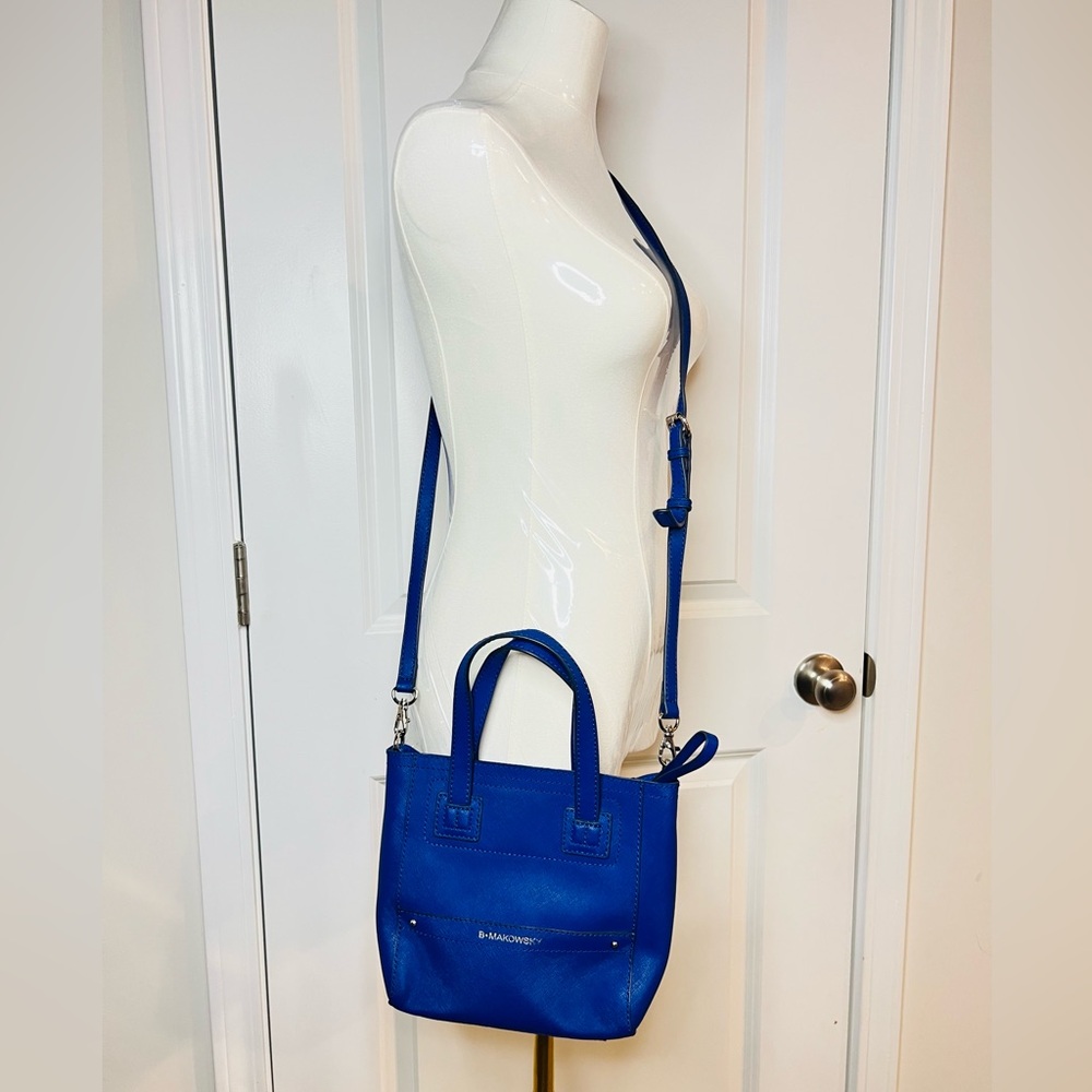 B. Makowsky blue mini tote bag